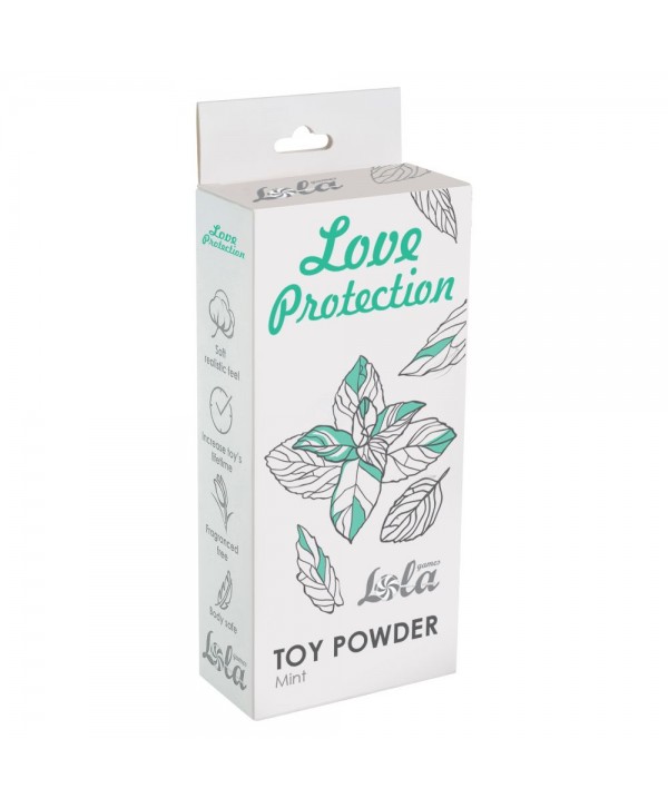Пудра для игрушек Love Protection с ароматом мяты - 30 гр.
