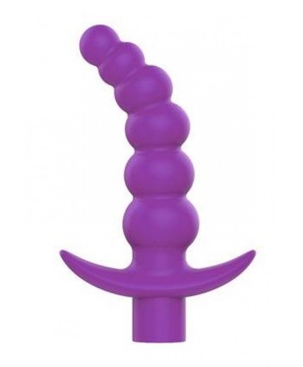 Фиолетовая вибрирующая анальная елочка Sweet Toys - 10,8 см.