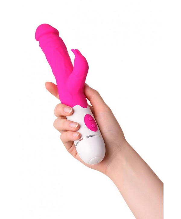 Розовый вибратор A-Toys Mist - 25,4 см.