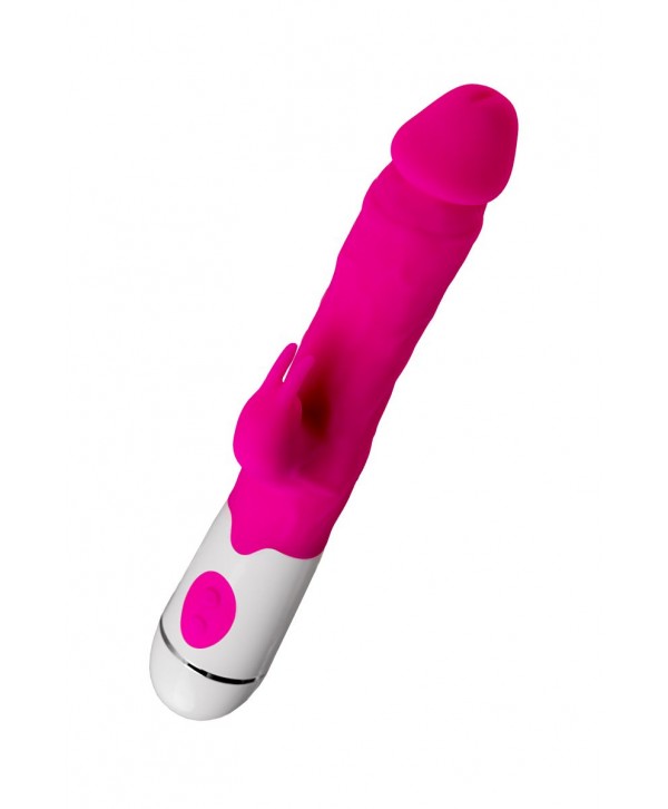 Розовый вибратор A-Toys Mist - 25,4 см.