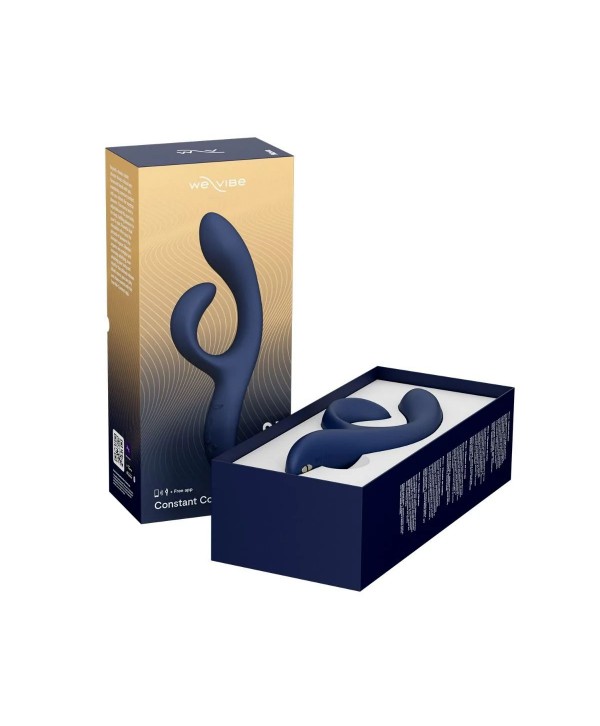 Темно-синий вибратор-кролик We-Vibe Nova 2 - 20,5 см.