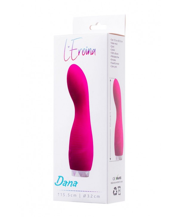 Розовый вибратор L EROINA - 15,5 см.