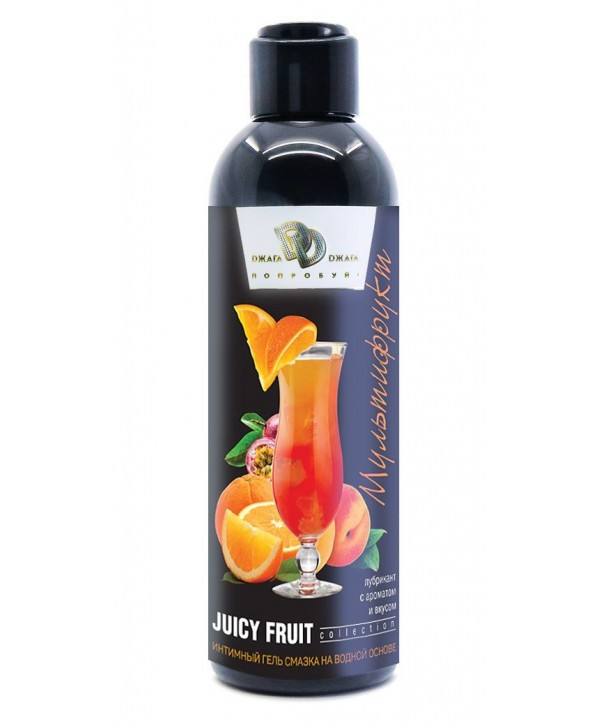 Интимный гель на водной основе JUICY FRUIT с ароматом фруктов - 200 мл.