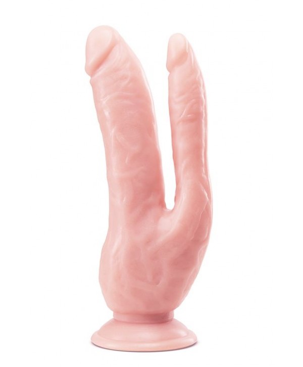 Телесный фаллоимитатор 8 Inch DP Cock - 20,32 см.