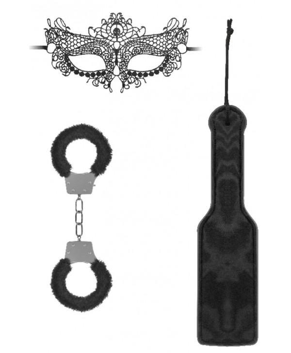 Черный игровой набор Introductory Bondage Kit №4