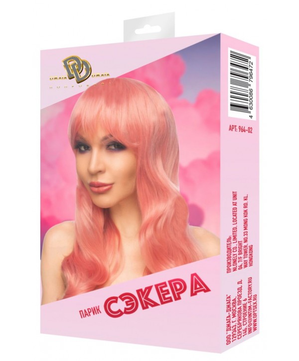Розовый парик  Сэкера 
