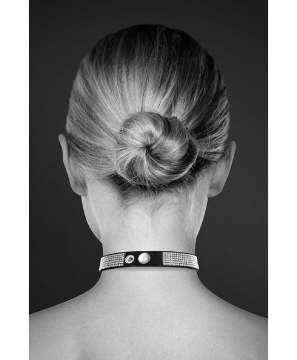 Чокер-сердечко с кристаллами COLLIER STRASS ET COEUR
