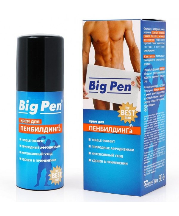 Крем Big Pen для увеличения полового члена - 50 гр.