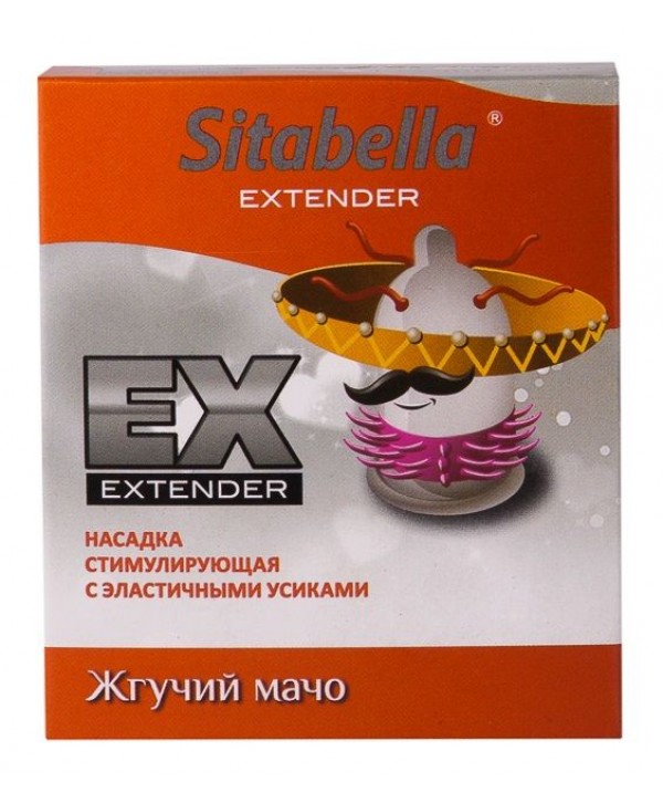 Стимулирующая насадка Sitabella Extender  Жгучий мачо 