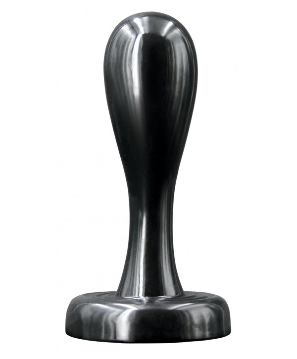 Черная анальная пробка Bowler Plug MD - 11 см.