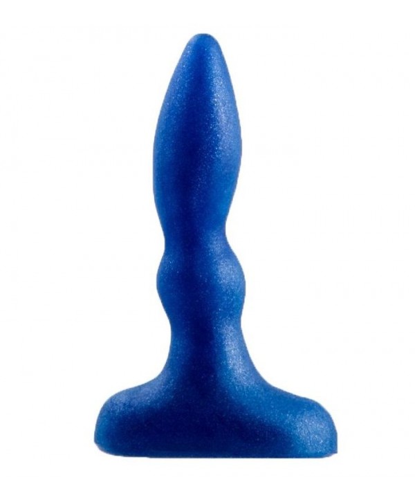 Синий анальный стимулятор Beginners p-spot massager - 11 см.