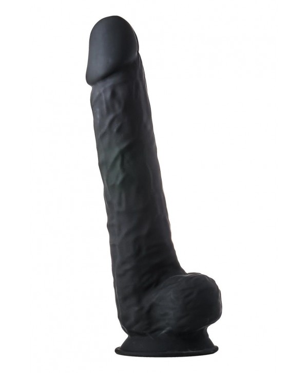 Черный фаллоимитатор-гигант XXL Dildo - 38 см.