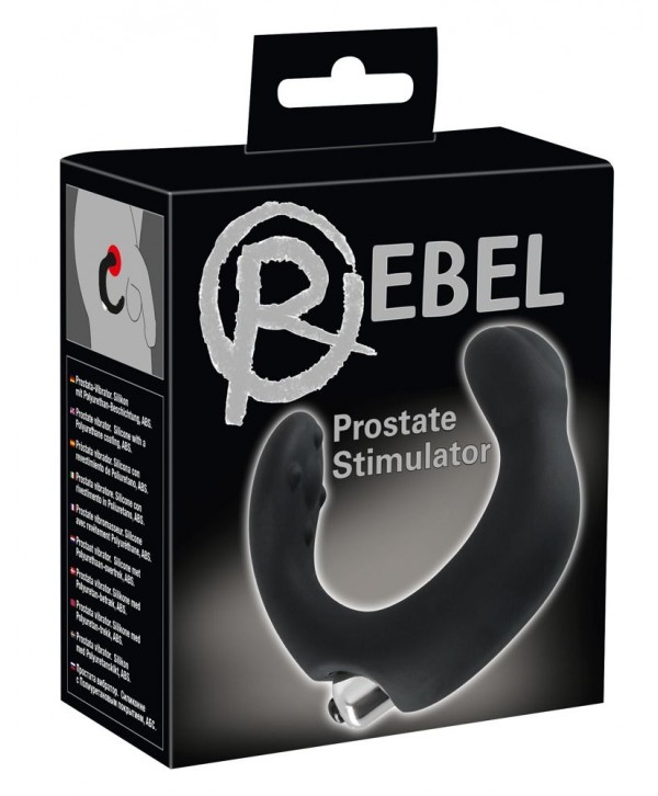 С-образный стимулятор простаты Rebel с виброэлементом