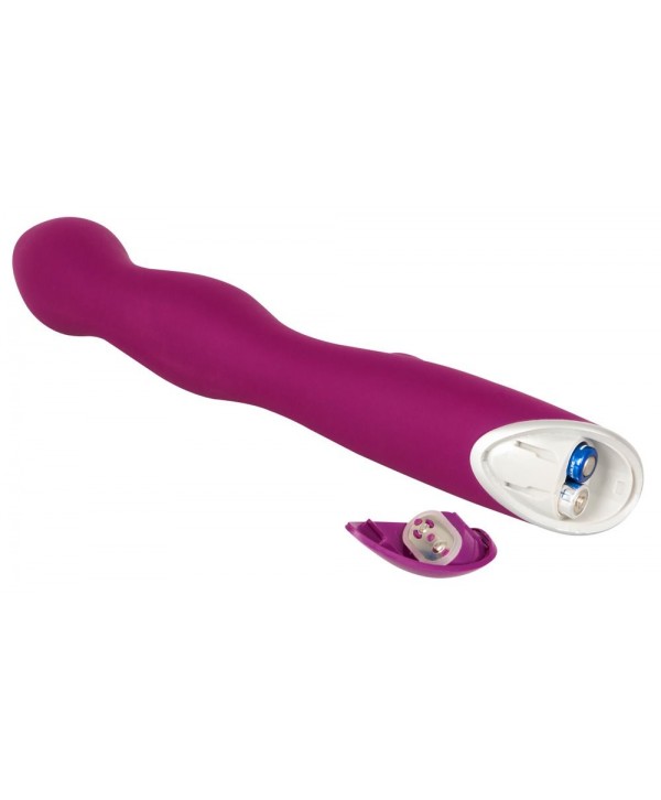 Фиолетовый вибратор A   G-Spot Rabbit Vibrator для стимуляции зон G и A - 23,6 см.