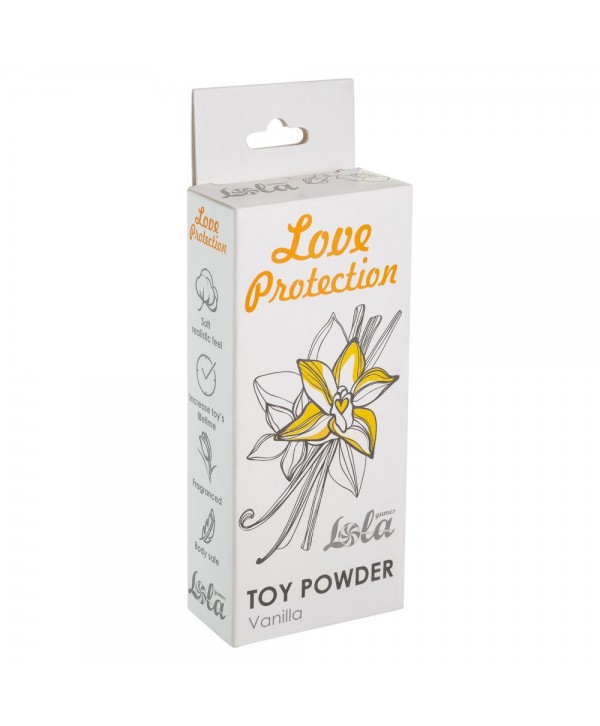 Пудра для игрушек Love Protection с ароматом ванили - 15 гр.