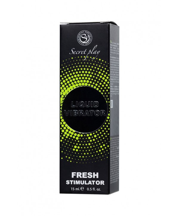 Освежающий гель с эффектом вибрации Liquid Vibrator Fresh Stimulator - 15 мл.