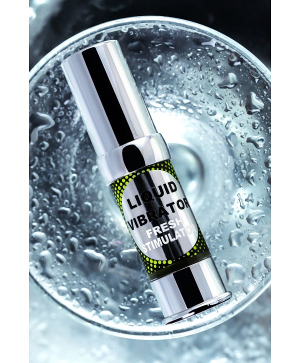 Освежающий гель с эффектом вибрации Liquid Vibrator Fresh Stimulator - 15 мл.