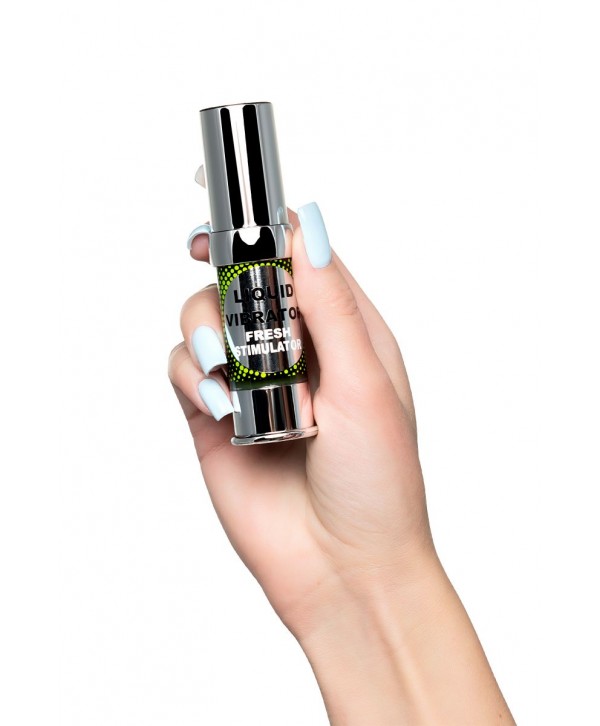 Освежающий гель с эффектом вибрации Liquid Vibrator Fresh Stimulator - 15 мл.