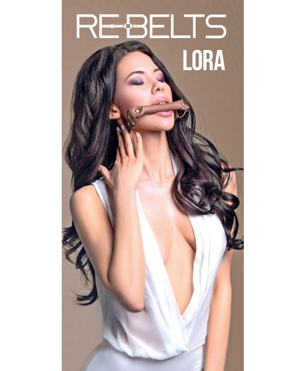 Кляп-трензель Lora с металлическими кольцами