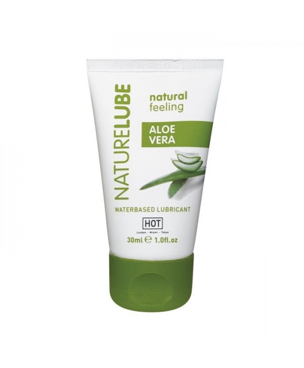 Смазка на водной основе с алоэ вера Nature Lube - 30 мл.
