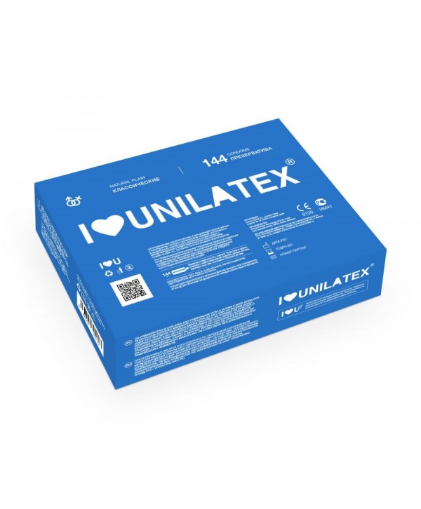 Классические презервативы Unilatex Natural Plain - 144 шт.