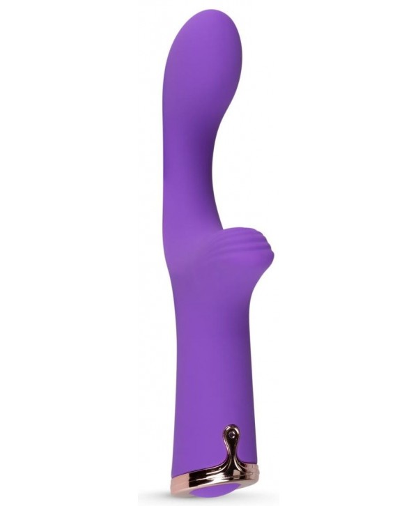 Фиолетовый вибратор The Baroness G-spot Vibrator - 19,5 см.