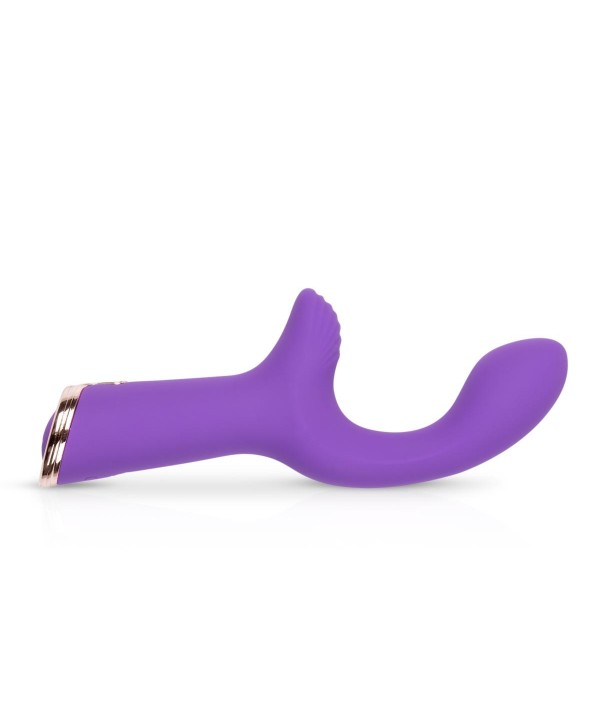 Фиолетовый вибратор The Baroness G-spot Vibrator - 19,5 см.