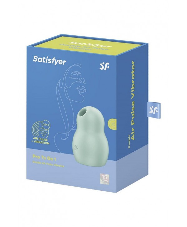 Мятный вакуумный стимулятор клитора Satisfyer Pro To Go 1