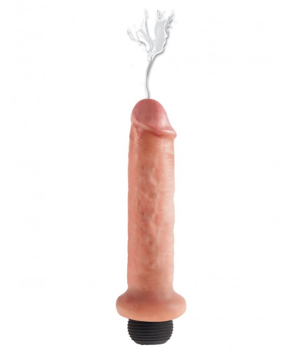 Фаллоимитатор с имитацией семяизвержения 7  Squirting Cock - 21,6 см.