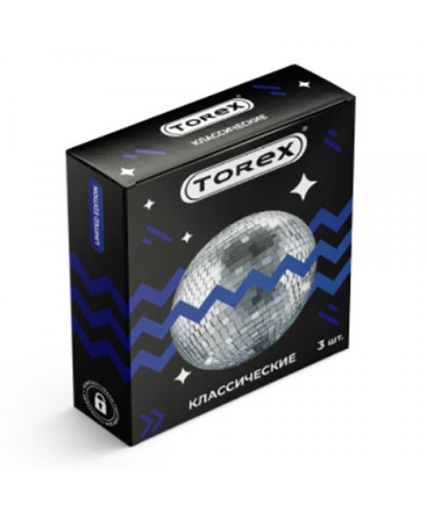 Гладкие презервативы Torex Party  Классические  - 3 шт.