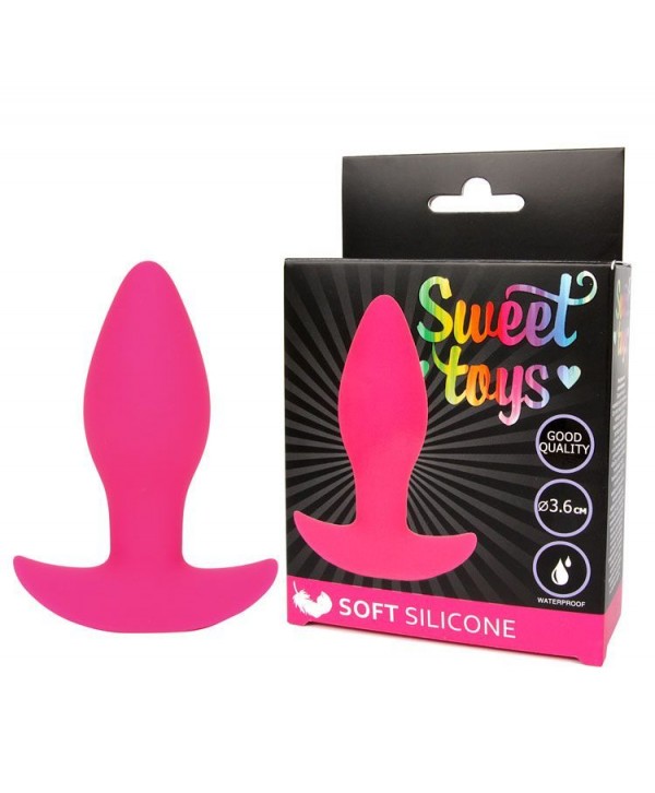 Розовая анальная втулка Sweet Toys - 8,5 см.