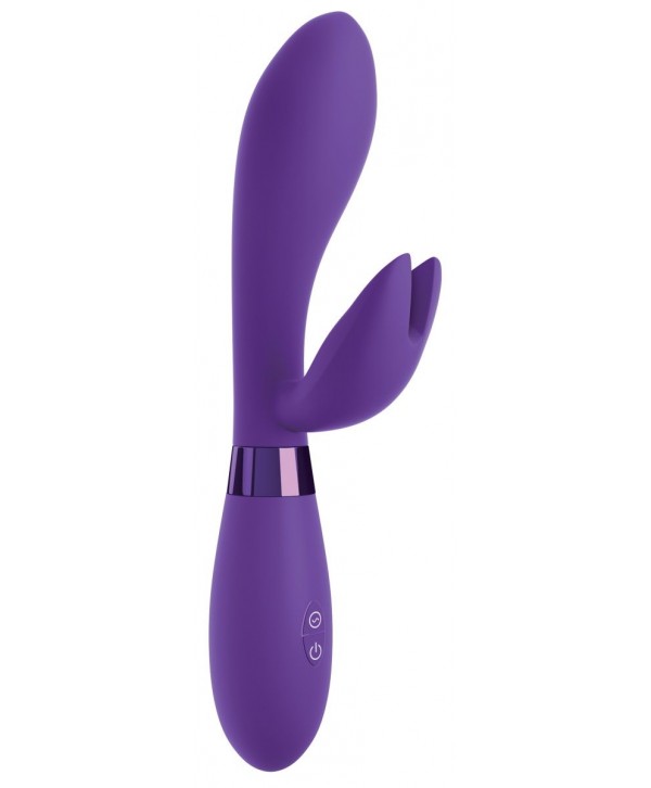 Фиолетовый вибратор-кролик #bestever Silicone Vibrator - 21,2 см.