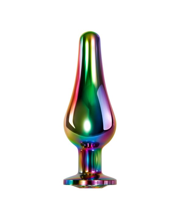 Набор из 3 радужных анальных пробок Rainbow Metal Plug Set