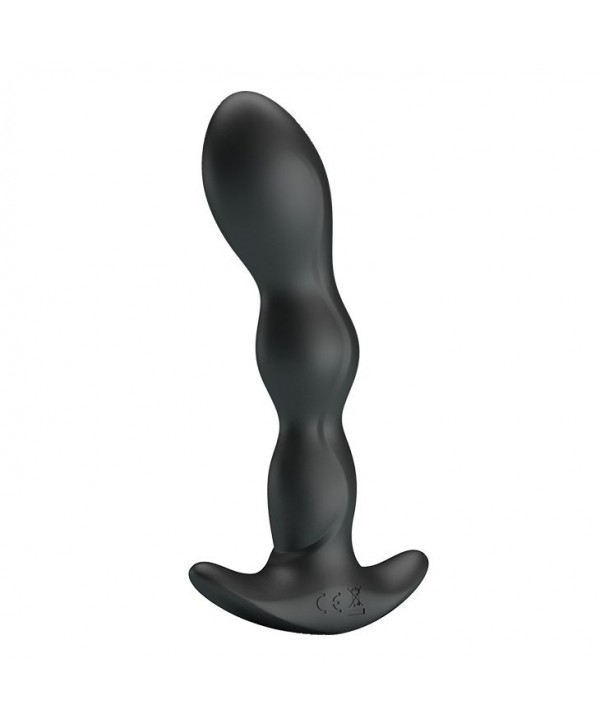 Черный анальный стимулятор простаты с вибрацией Special Anal Massager - 14,5 см.