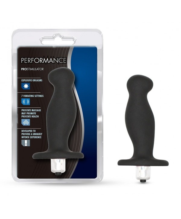 Чёрный вибростимулятор простаты Performance Prostimulator 
