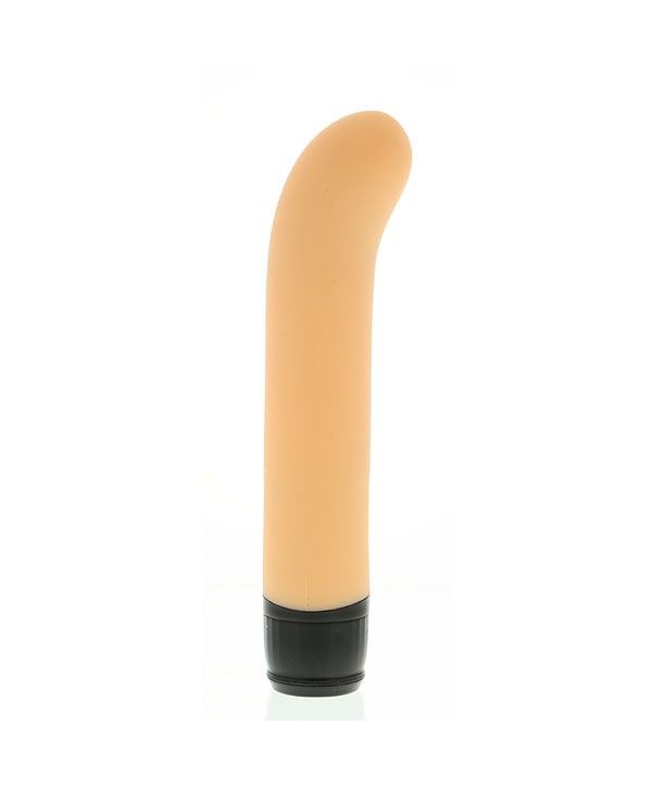 Телесный вибратор PURRFECT SILICONE CLASSIC G-SPOT - 17,5 см.