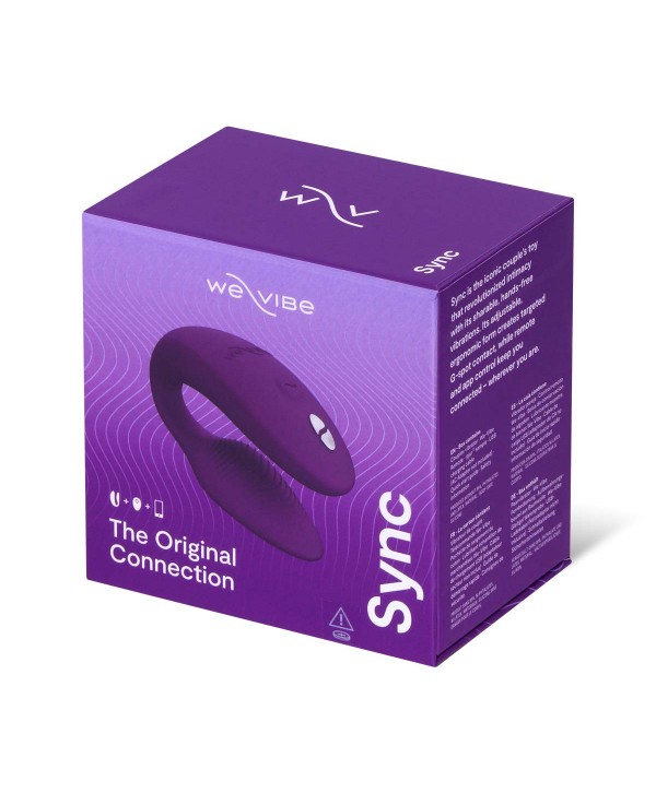 Фиолетовый вибратор для пар We-Vibe Sync 2