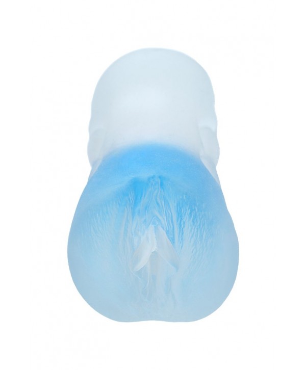 Прозрачный реалистичный мастурбатор Juicy Pussy Subtle Crystal