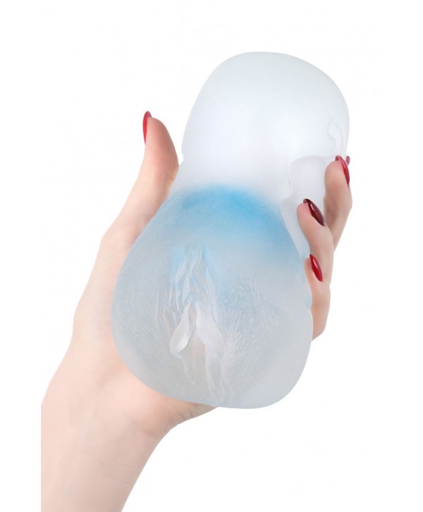 Прозрачный реалистичный мастурбатор Juicy Pussy Subtle Crystal