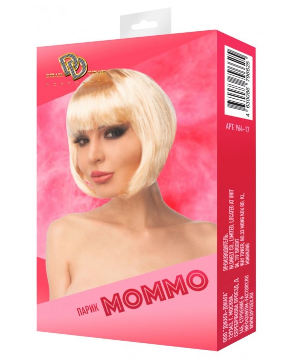 Бежевый парик  Моммо 