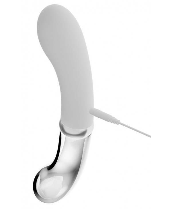 Двусторонний вибратор G-Spot LED - 18 см.