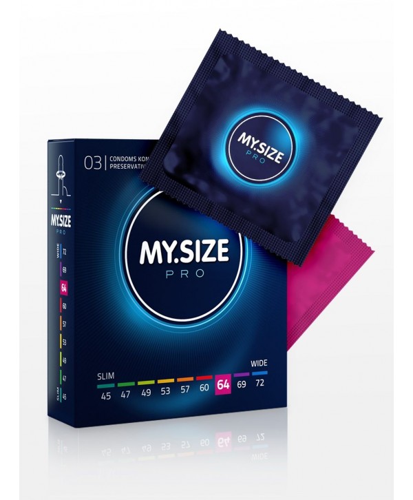 Презервативы MY.SIZE размер 64 - 3 шт.