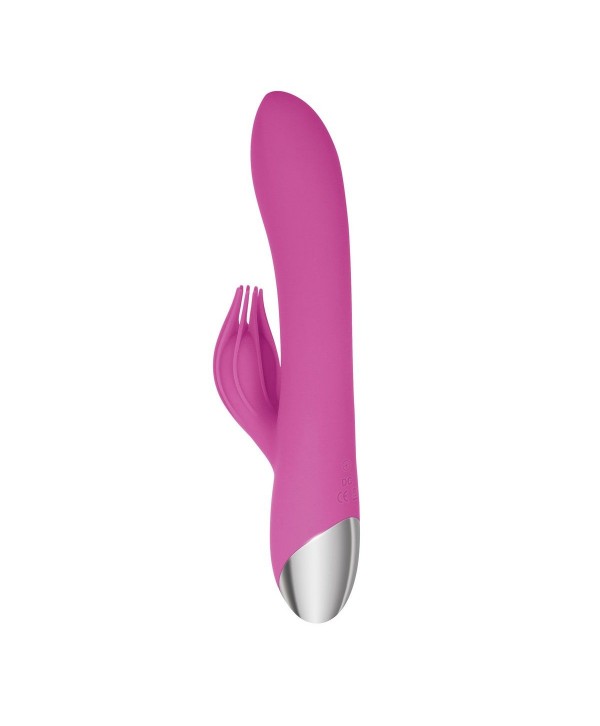 Розовый вибратор-кролик Eve s Clit Tickling Rabbit - 20,4 см.