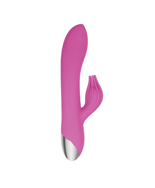 Розовый вибратор-кролик Eve s Clit Tickling Rabbit - 20,4 см.