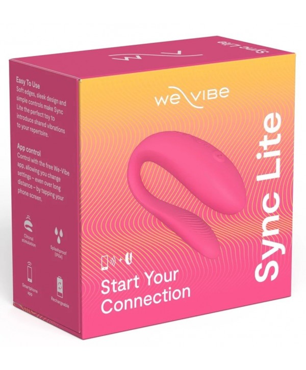 Розовый вибратор для пар We-Vibe Sync Lite