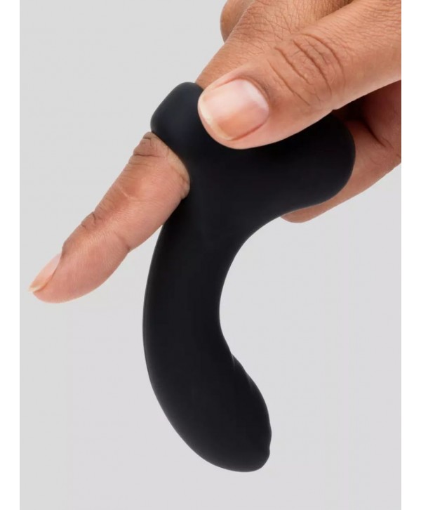Черный вибратор на палец для G-стимуляции Sensation Rechargeable G-Spot Vibrator