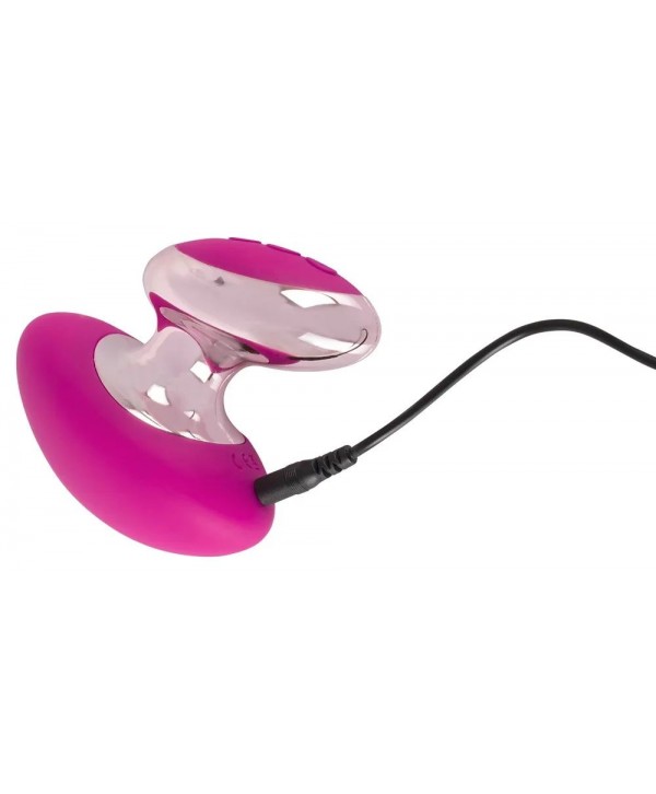 Ярко-розовый вибромассажер Couples Choice Massager