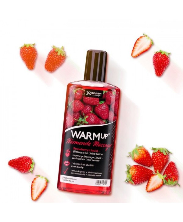 Разогревающее масло WARMup Strawberry - 150 мл. 