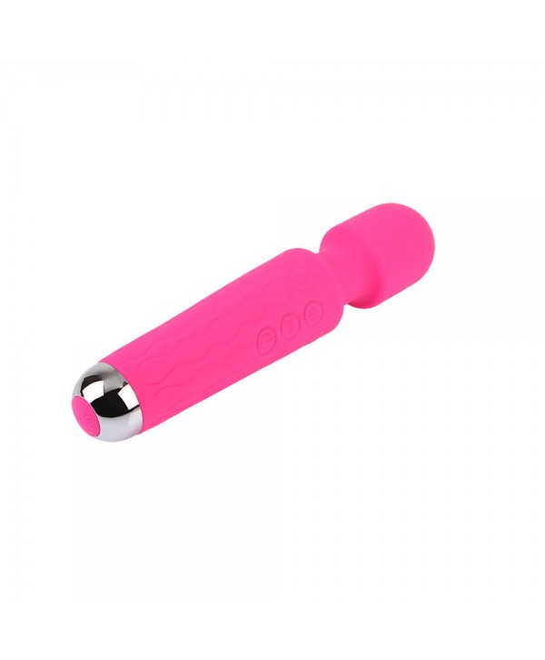 Розовый жезловый вибратор Wacko Touch Massager - 20,3 см.
