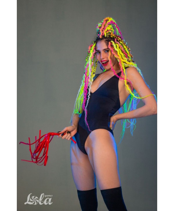 Красная плеть Party Hard Risque - 63,5 см.